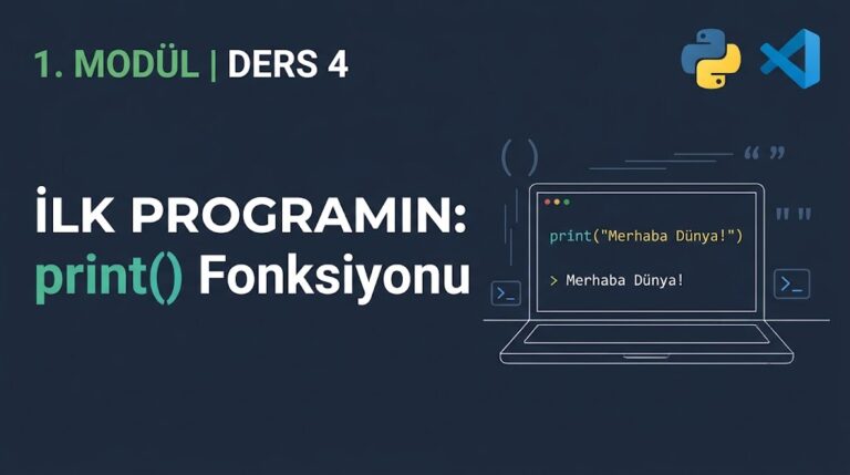 Python print() Fonksiyonu: Ekrana Yazı Yazdırmanın Tüm Püf Noktaları